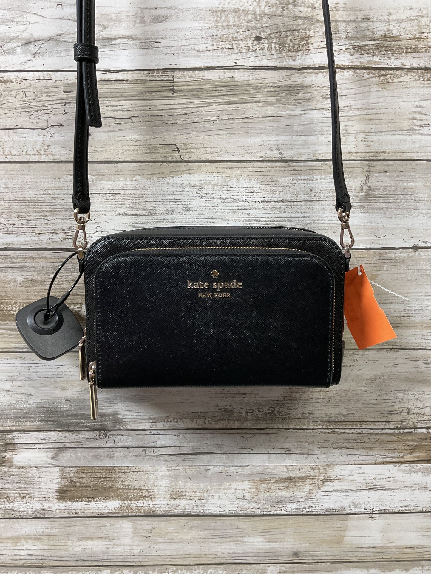 Crossbody Designer By Kate Spade In Black, Size:Small