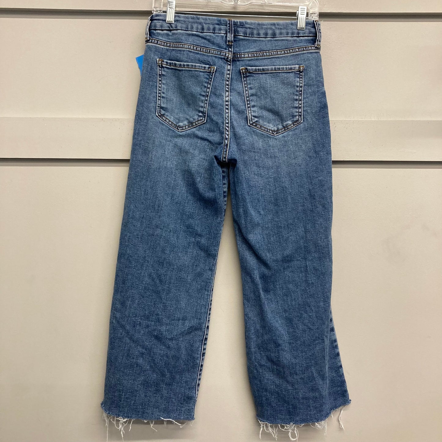 Jeans Wide Leg By Kut In Blue Denim, Size:0P