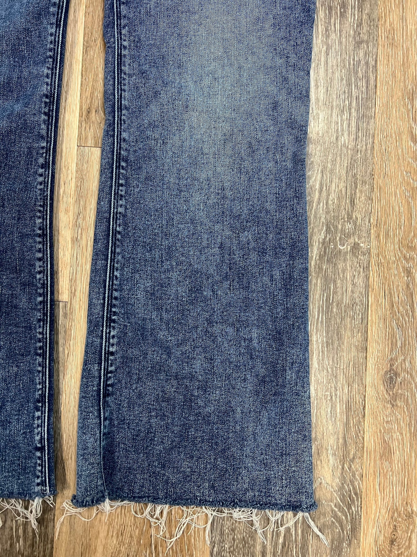 Jeans Straight By Hudson In Blue Denim, Size: 14/32