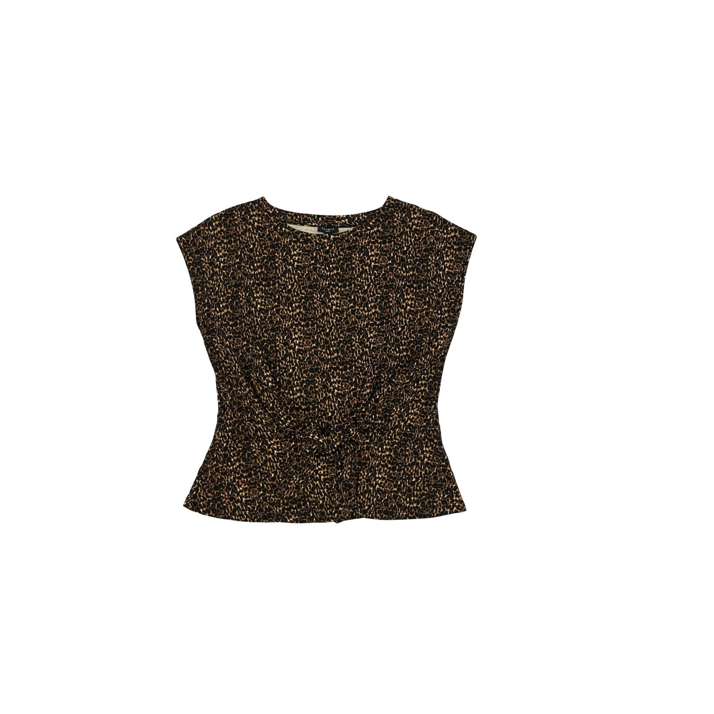 Top Ss By Talbots In Leopard Print, Size:Mp
