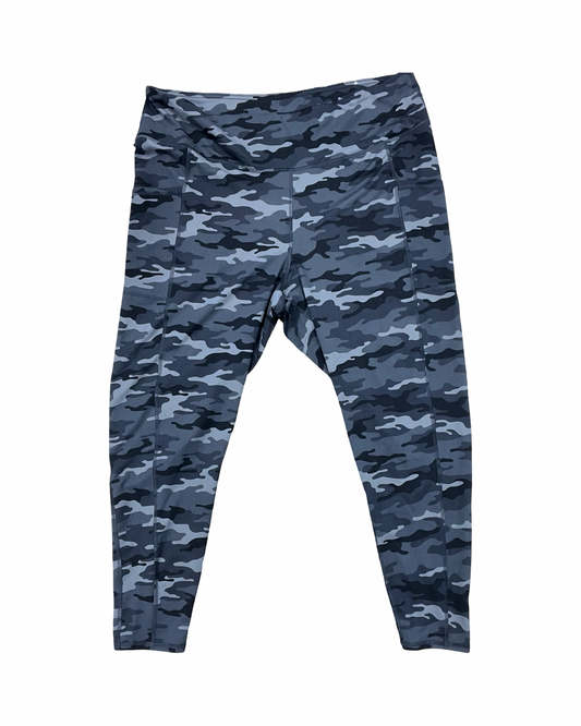 Athletic Leggings By Maurices In Camouflage Print, Size:2X