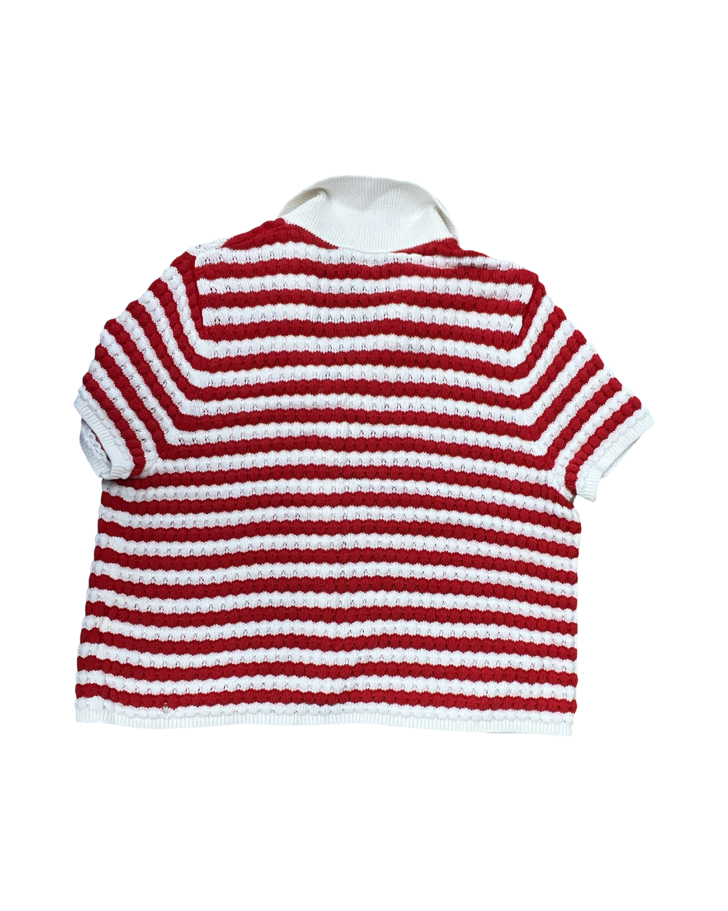 Blouse Ss By Old Navy In Red & White, Size:Xl
