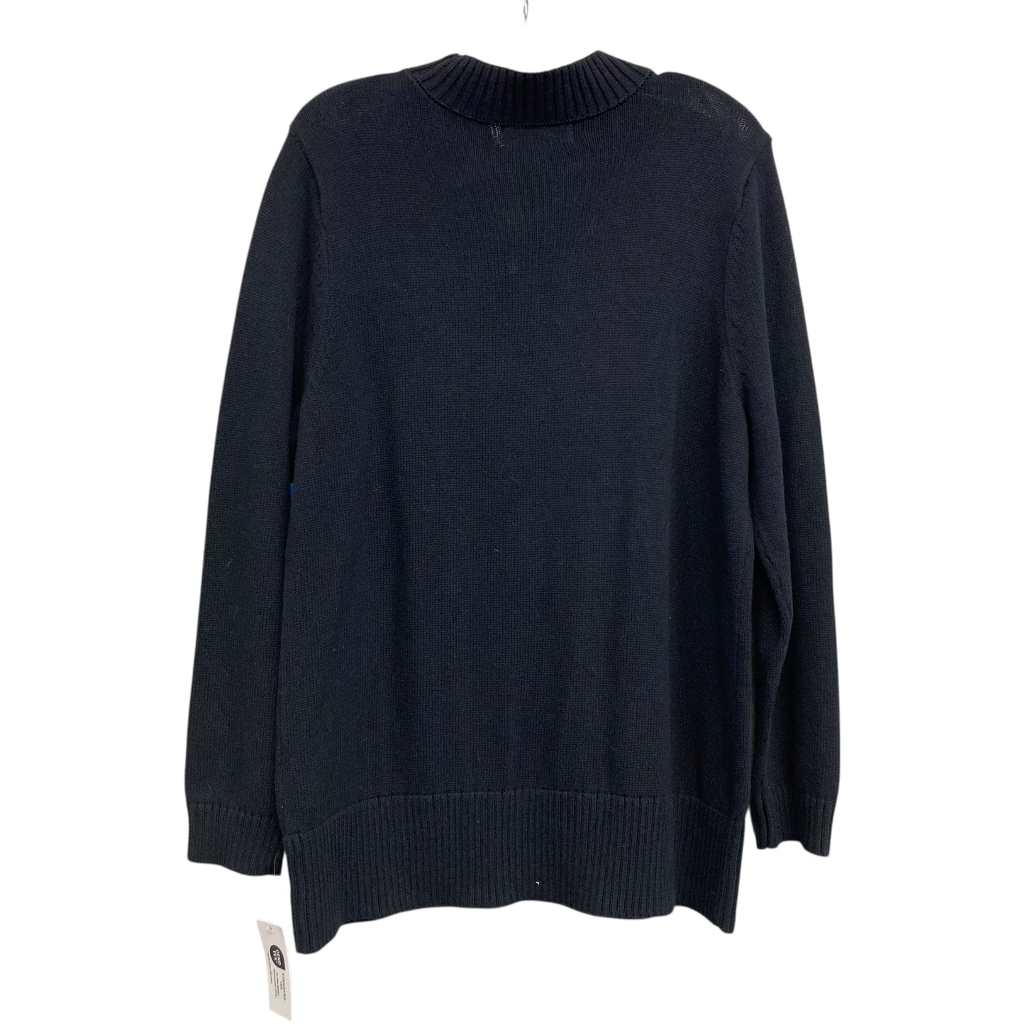 Sweater By Karen Scott In Black, Size:Xl