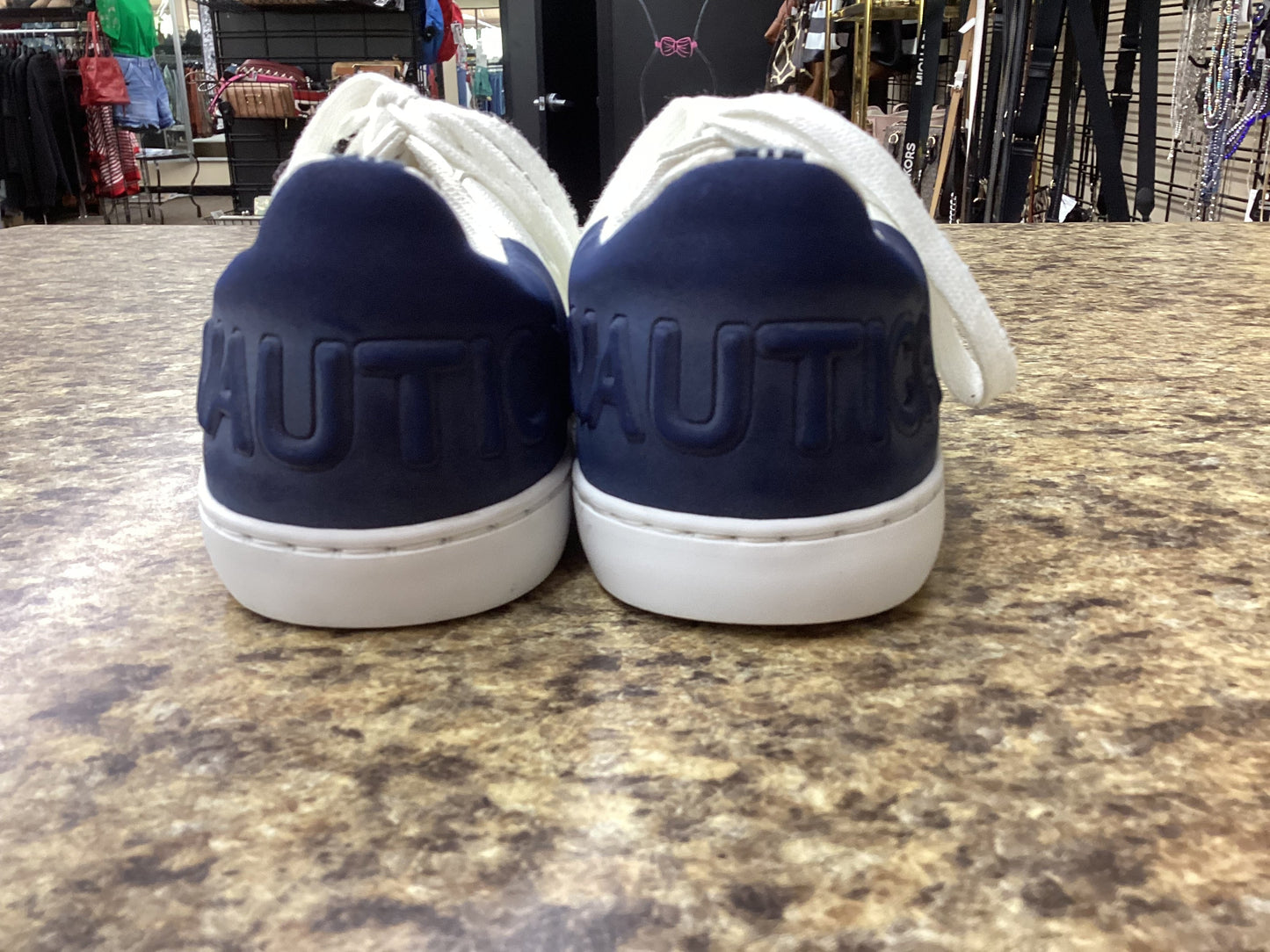 Shoes Sneakers By Nautica In White, Size: 10