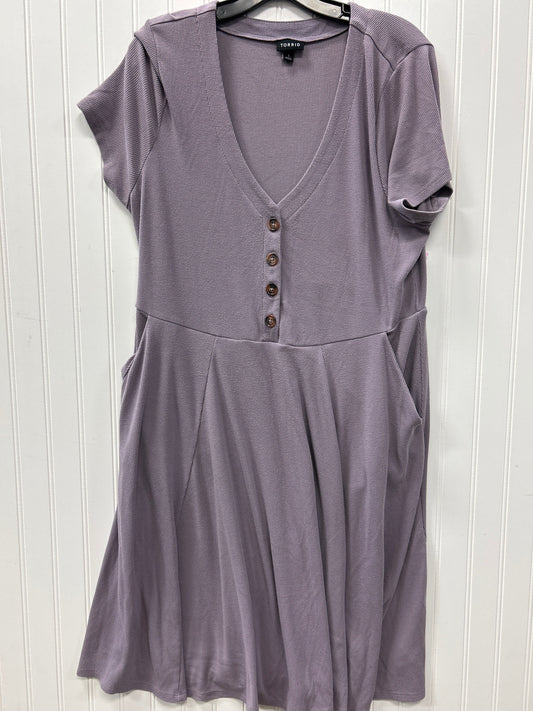Dress Casual Midi By Torrid In Purple, Size:1X