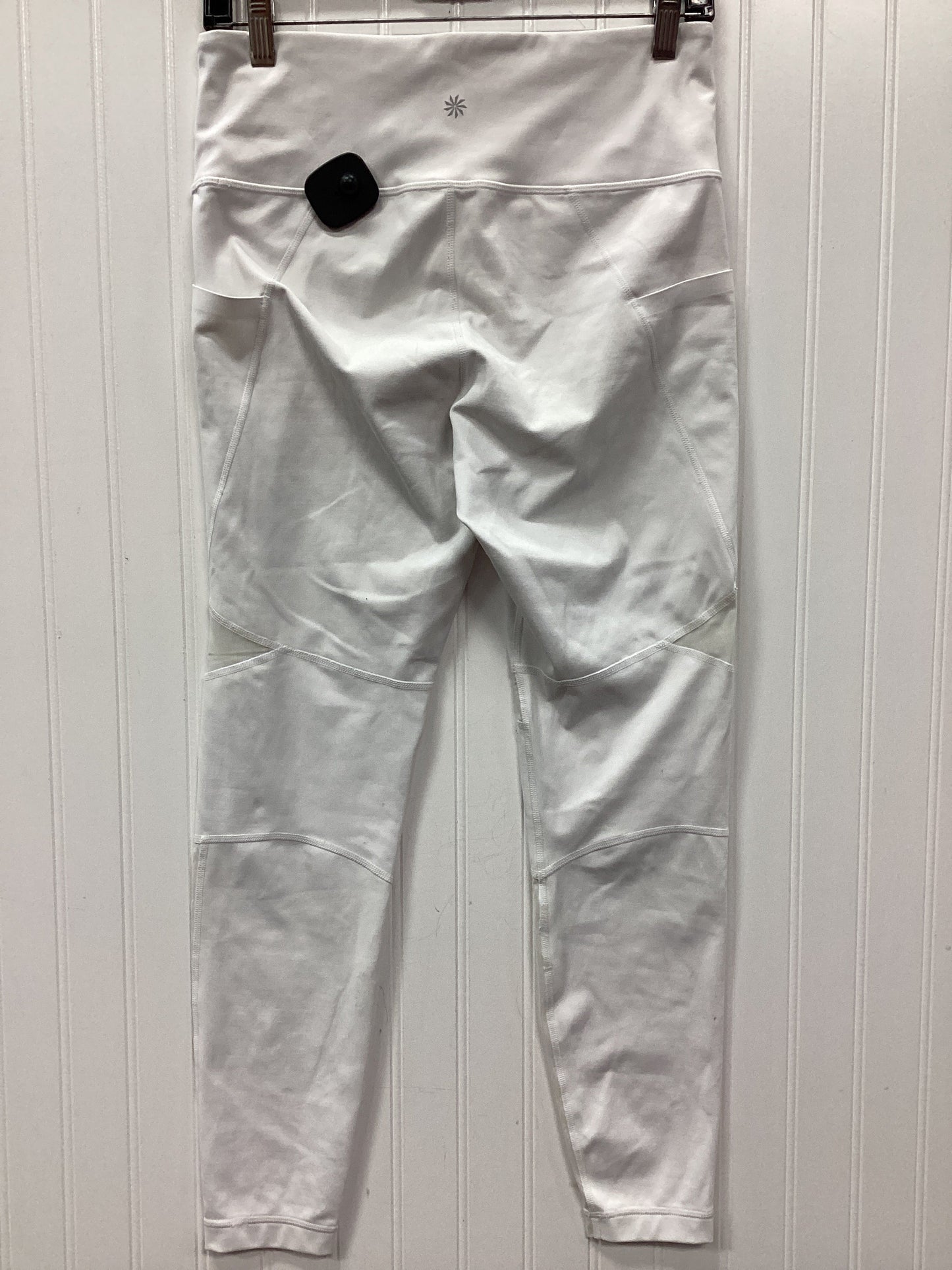 Athletic Leggings By Athleta In White, Size:M
