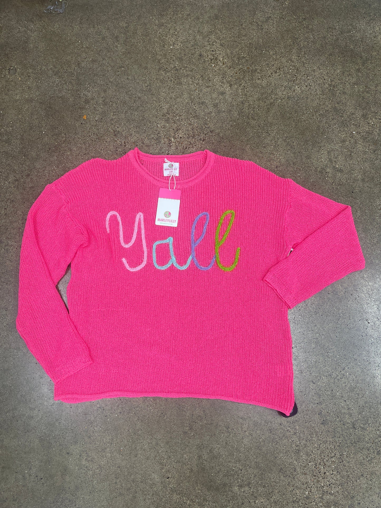 Sweater By Clothes Mentor In Pink, Size:L