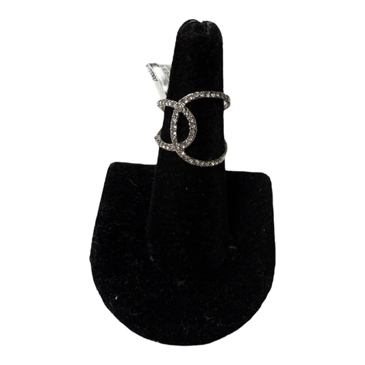 Ring Statement  In Silver, Size:7