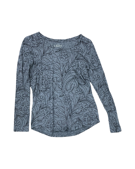 Top Ls By Loft In Grey, Size:M