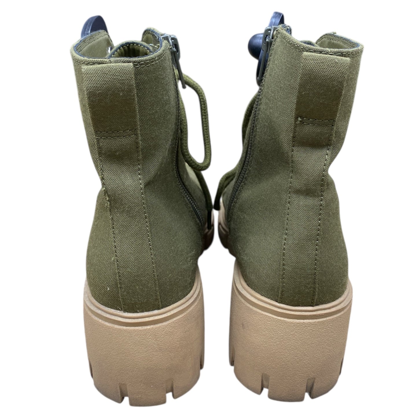 Boots Ankle Heels By Universal Thread In Green, Size:7
