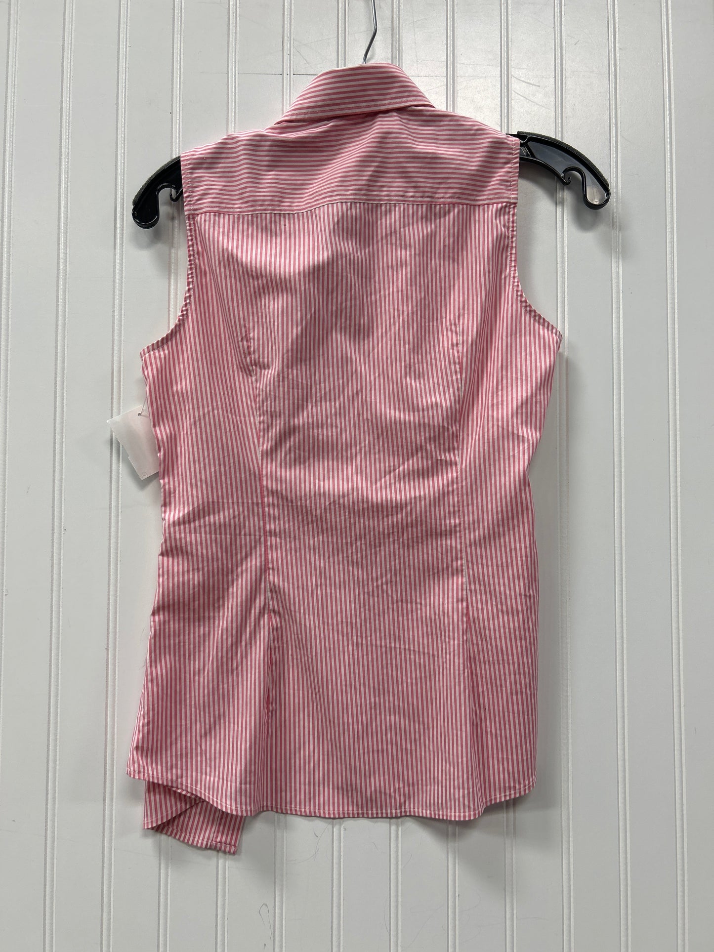 Blouse Sleeveless By Banana Republic In Red, Size:S