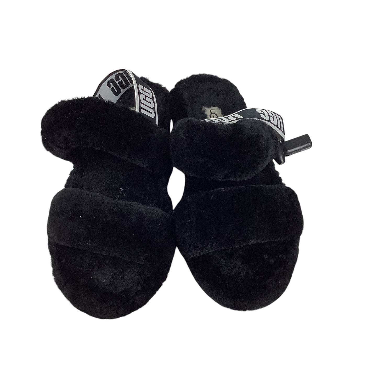 Sandals Designer By Ugg In Black, Size: 8