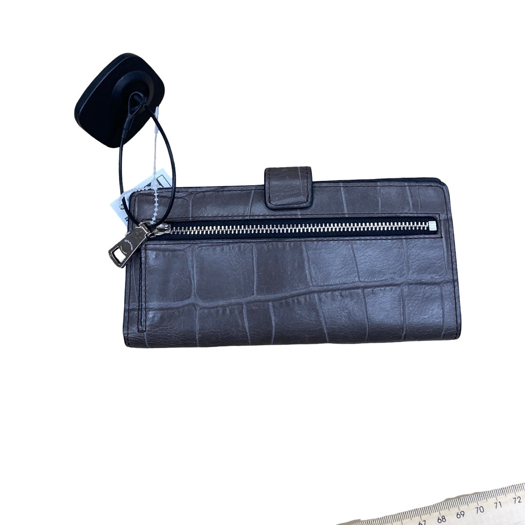 Wallet Designer By Coach In Grey, Size:Medium
