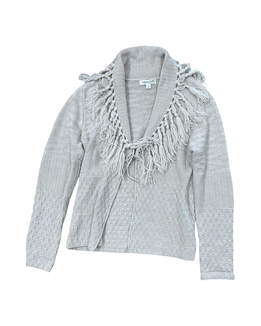 Cardigan By Coldwater Creek In Beige, Size:S
