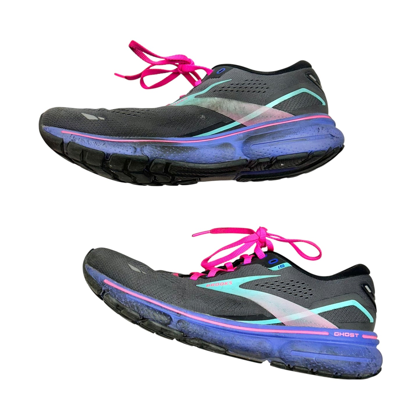 SHOES ATHLETIC by BROOKS In GREY & PINK, Size: 9.5