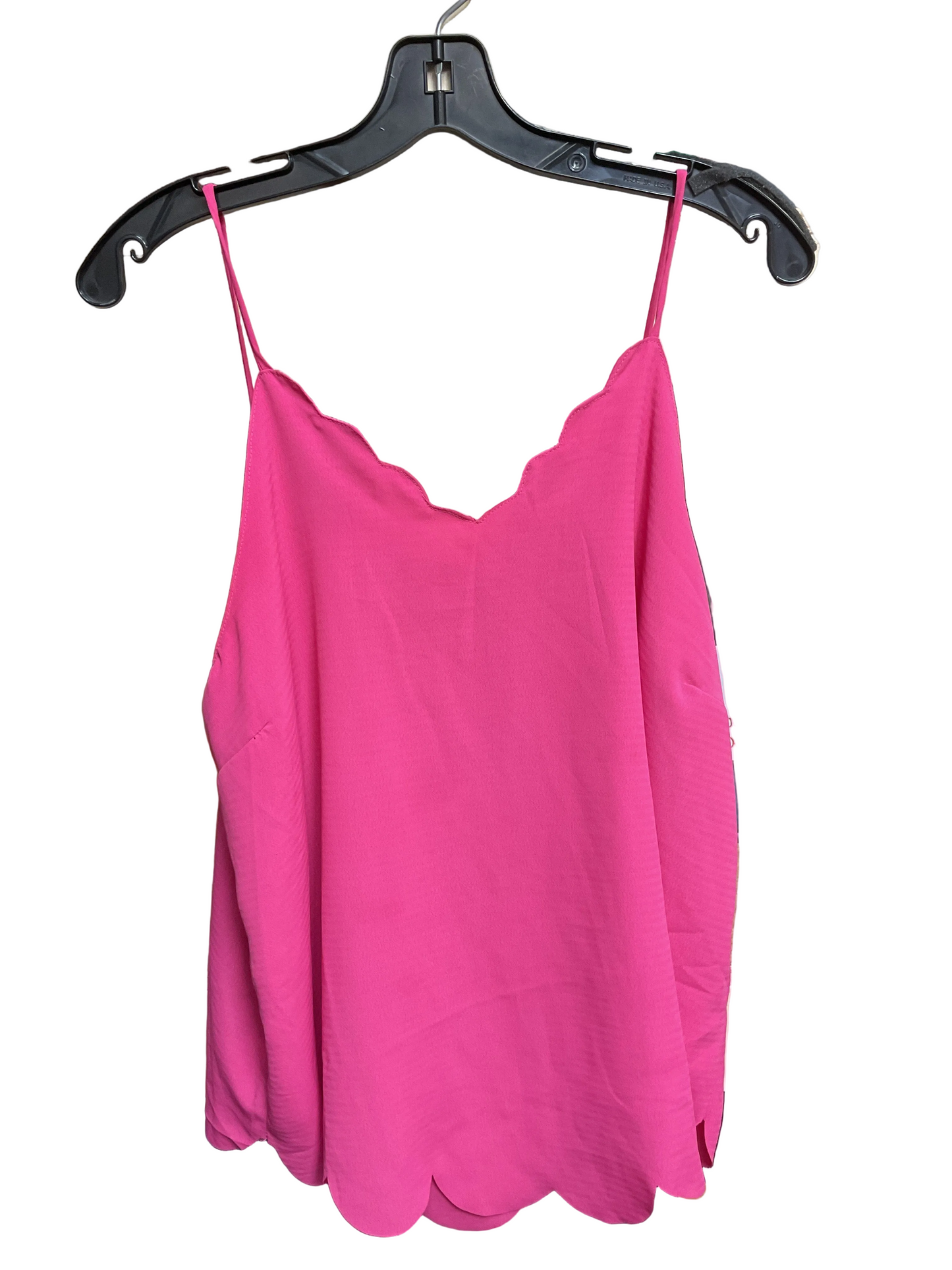 Top Sleeveless Basic By Umgee In Pink, Size:L
