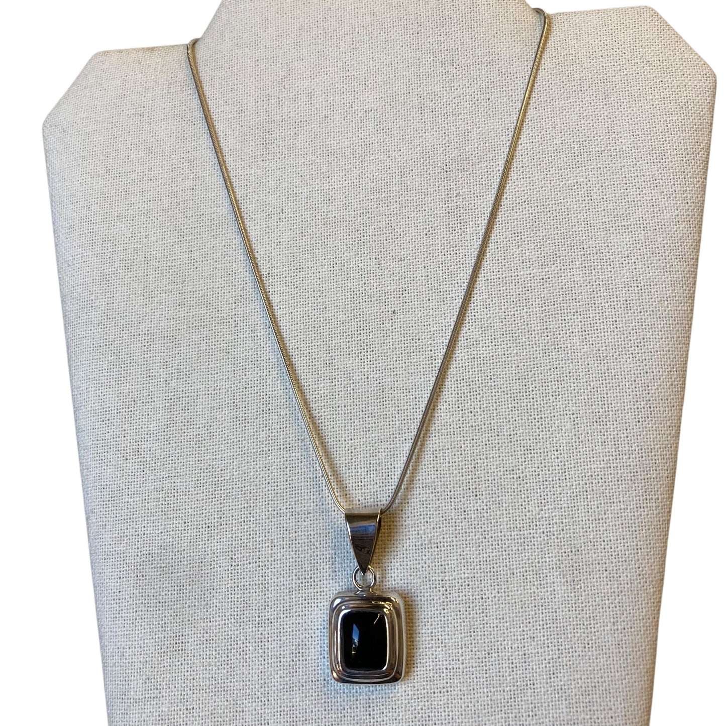 Necklace Charm By Silpada In Black & Silver