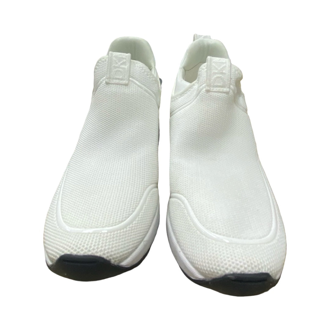Shoes Sneakers Platform By Dkny In White, Size:7.5