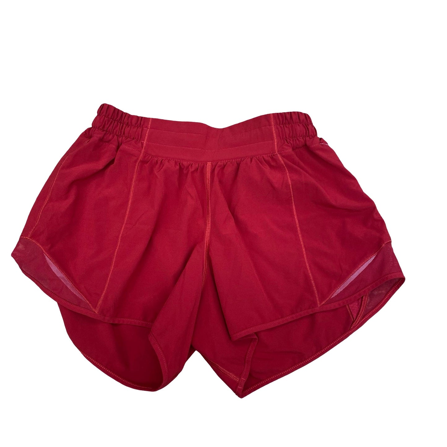Athletic Shorts By Lululemon In Red, Size:6