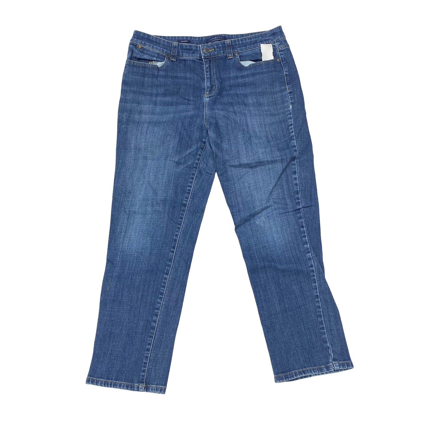 Jeans Boyfriend By Talbots In Blue, Size:14