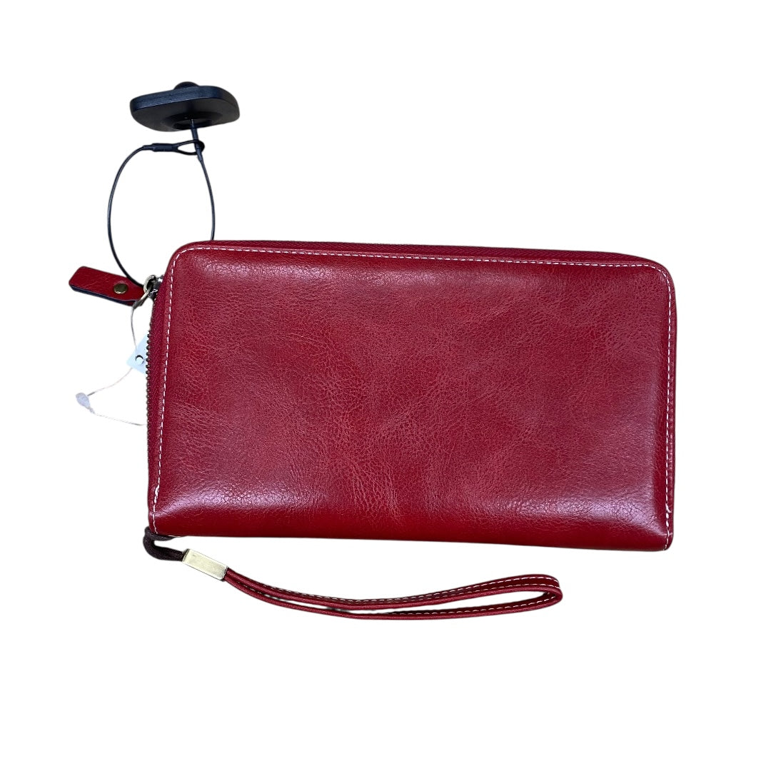 Wallet By Clothes Mentor In Red, Size:Large