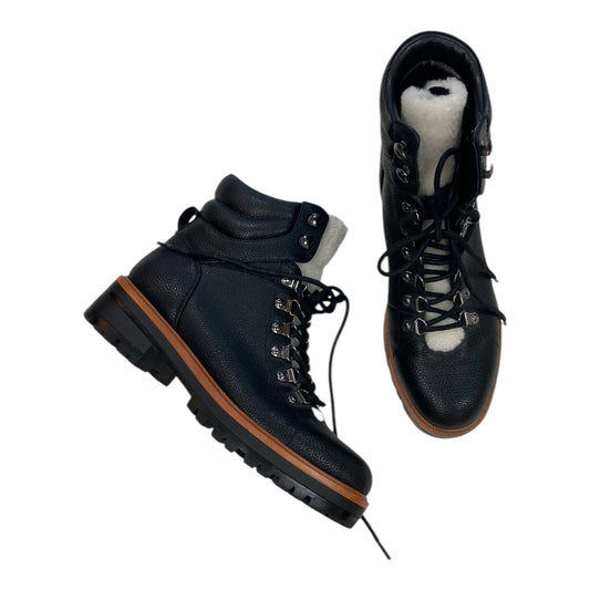 Boots Ankle Flats By Marc Fisher In Black, Size:8