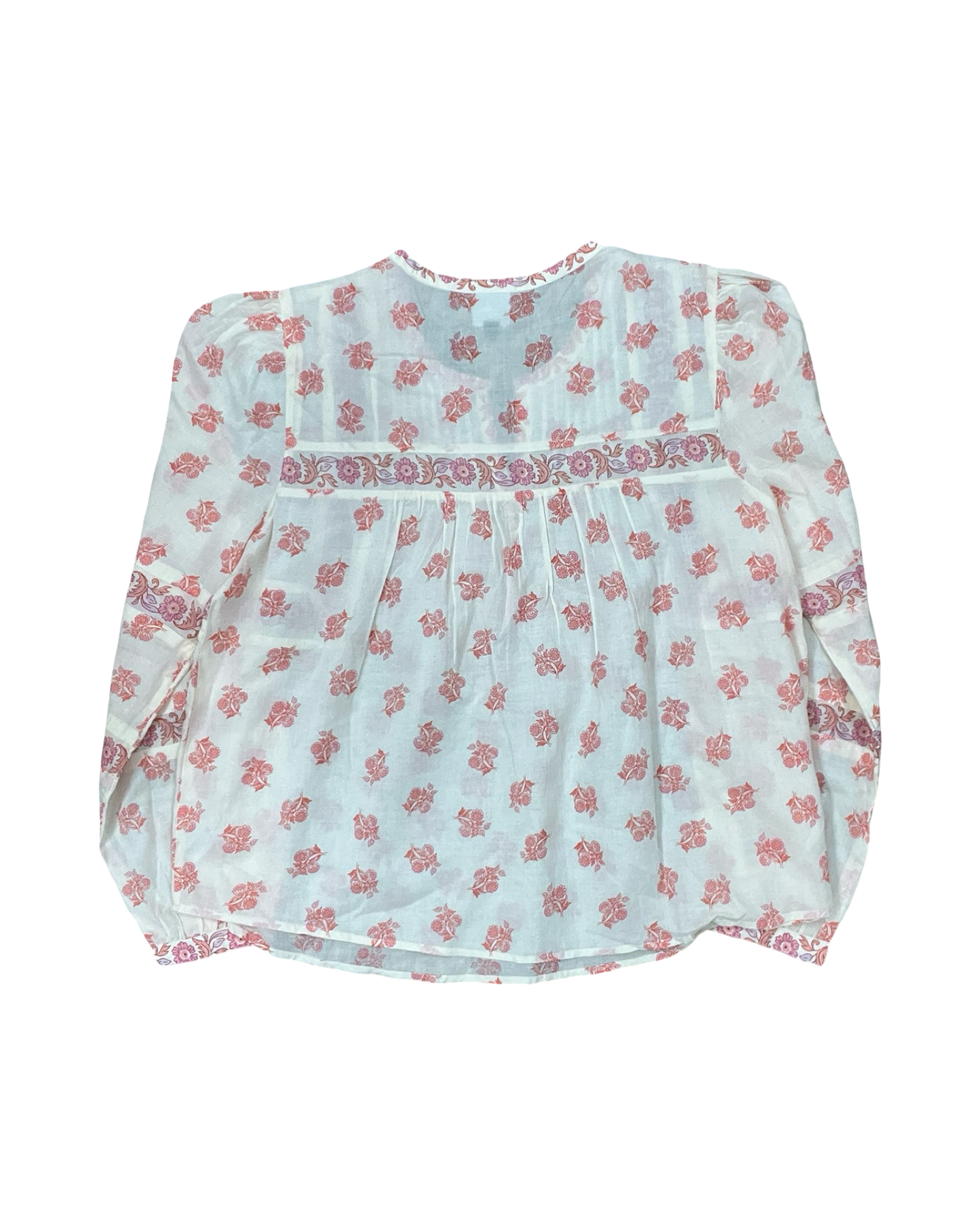 Top Ls By Cabi In Cream & Pink, Size:M