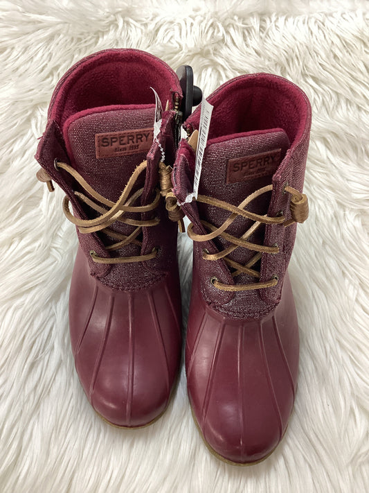 Boots Snow By Sperry In Purple, Size:8