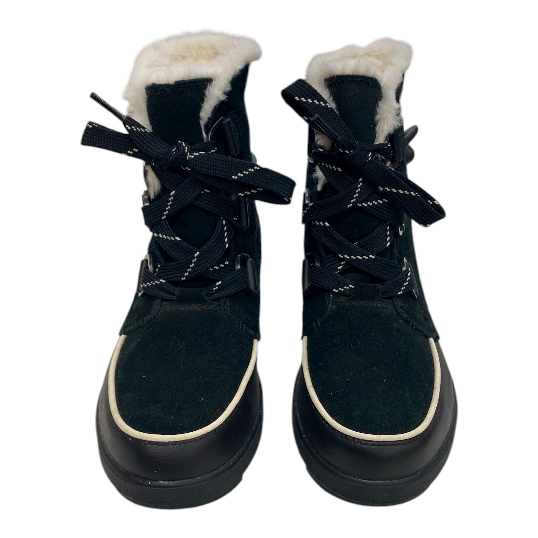 Boots Designer By Sorel In Black & White, Size:7