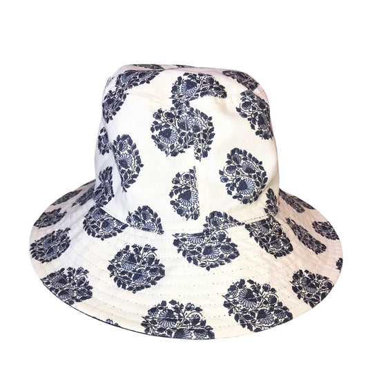 Hat Bucket By J. Crew In Blue & White