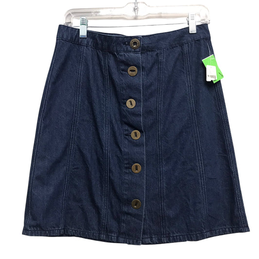 Skirt Mini & Short By Pilcro In Blue Denim, Size:4