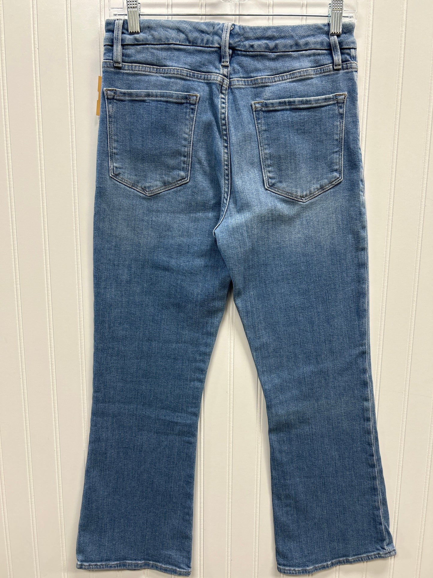 Jeans Boot Cut By Frame In Blue Denim, Size:8