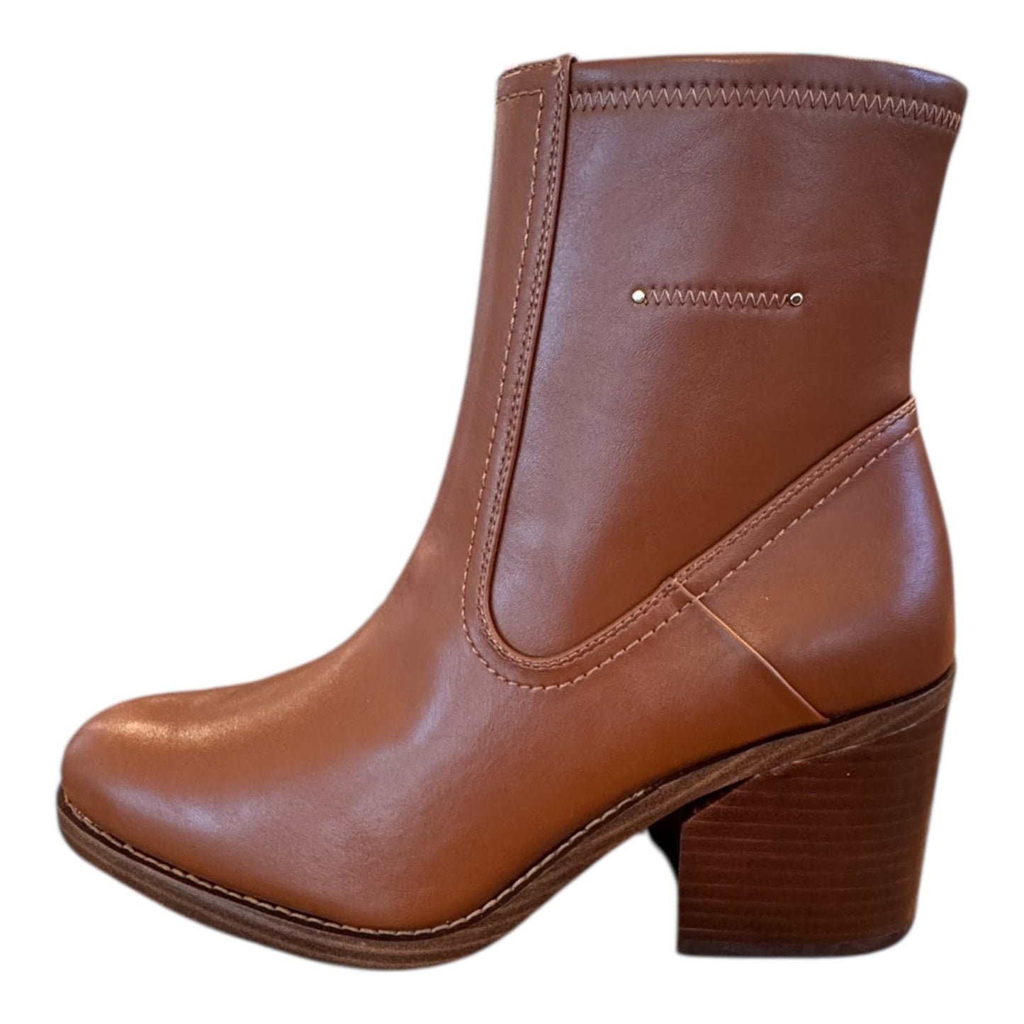 Boots Ankle Heels By Franco Sarto In Brown, Size:11