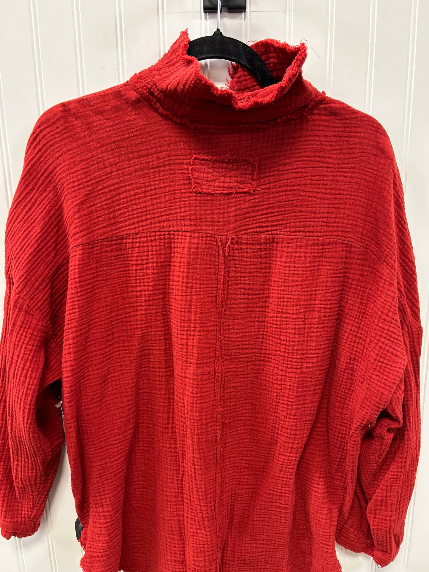 Top Ls By Zenana Outfitters In Red, Size:Xl