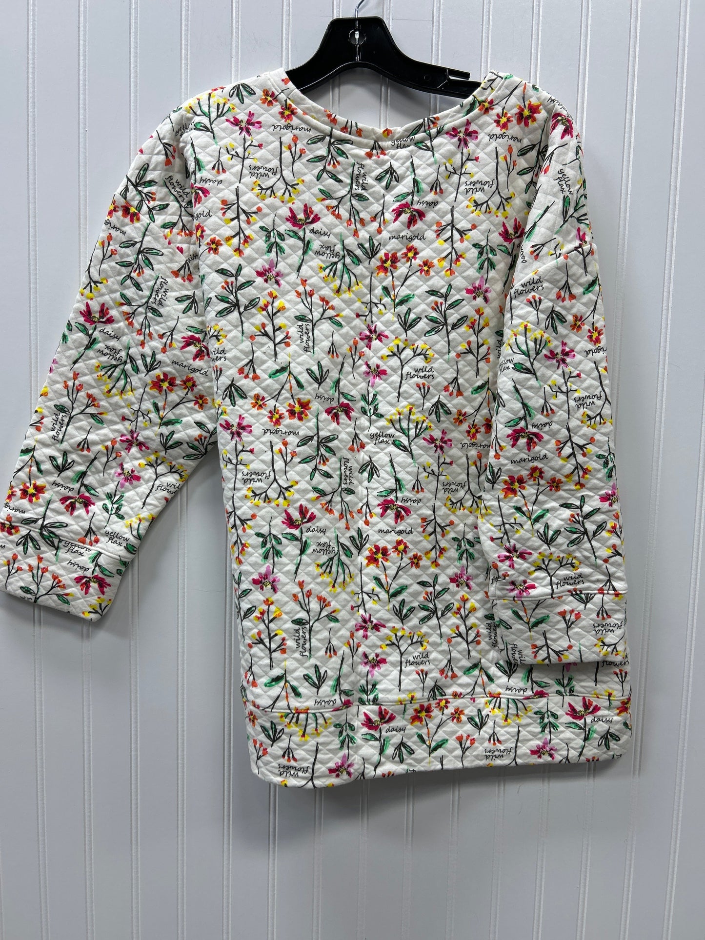 Top Ls By Lands End In White, Size:Xl