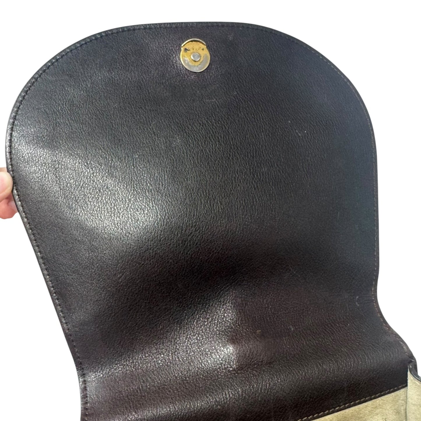 Nile Leather & Suede Bracelet Crossbody Handbag Luxury Designer By Chloe, Size: Small