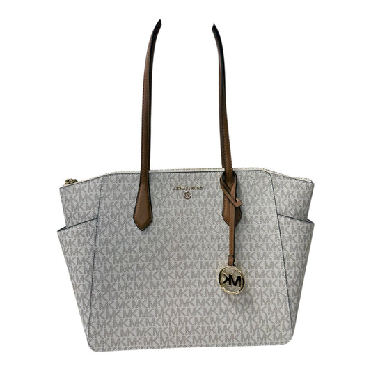 Handbag Designer By Michael Kors In Cream, Size:Medium