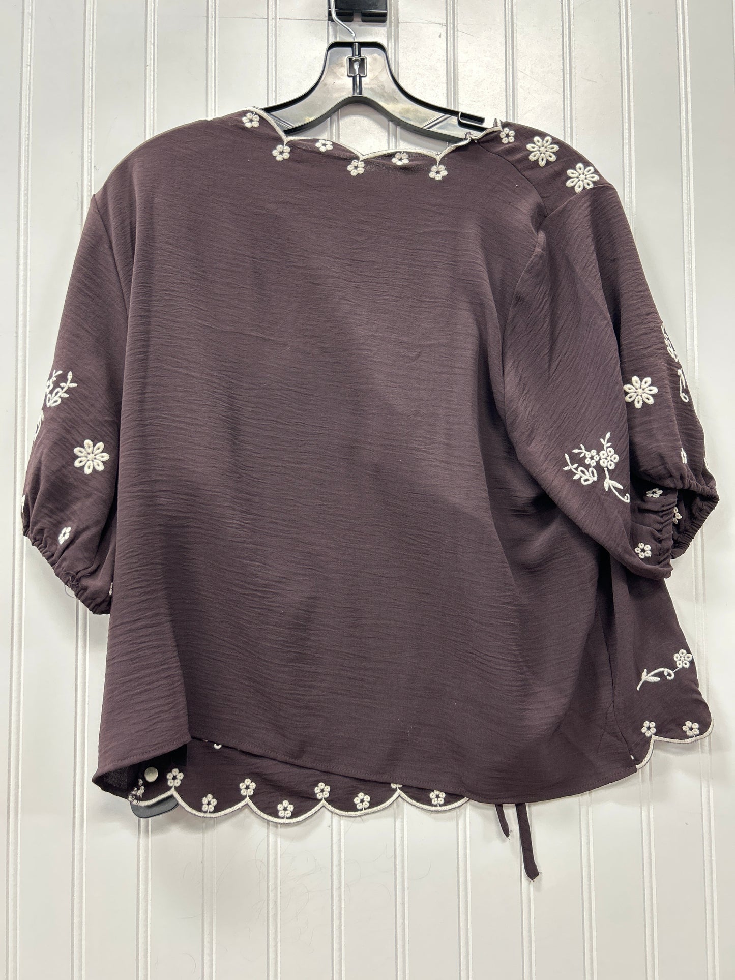 Top Ss By Adrianna Papell In Brown, Size:M