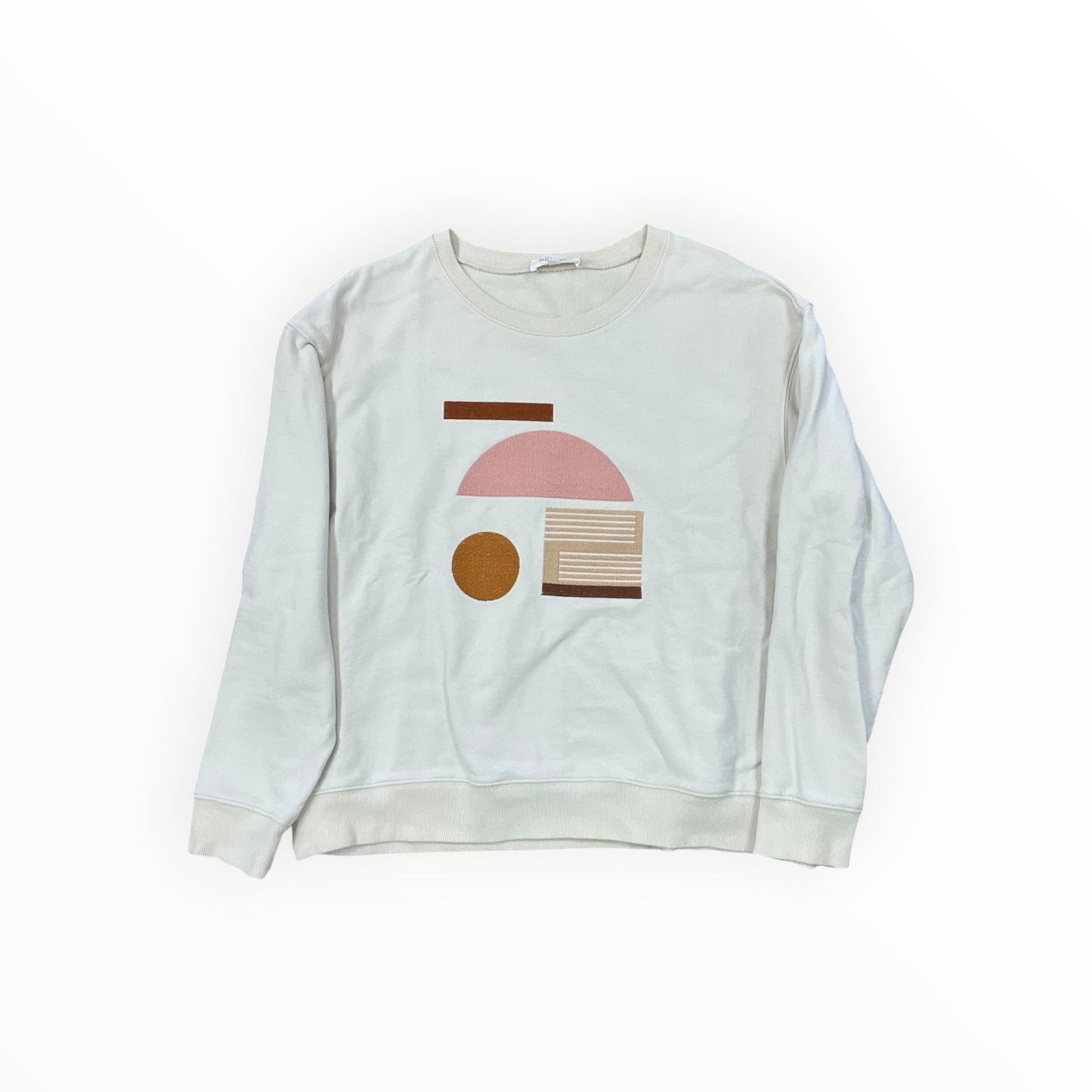 Sweatshirt Crewneck By Bohme In Cream, Size:M