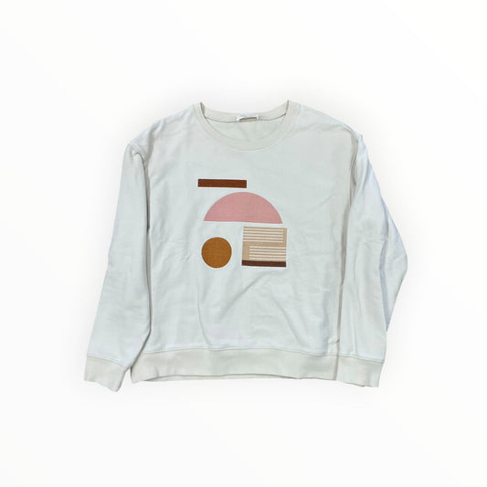 Sweatshirt Crewneck By Bohme In Cream, Size:M