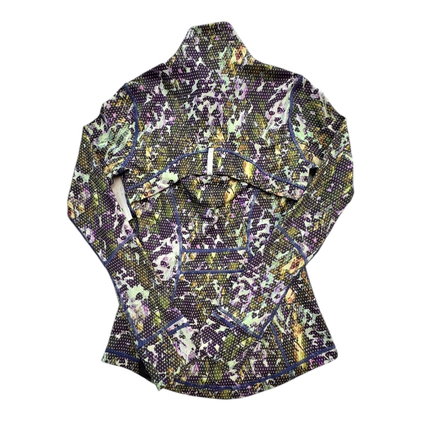 Athletic Jacket By Lululemon In Multi, Size:4