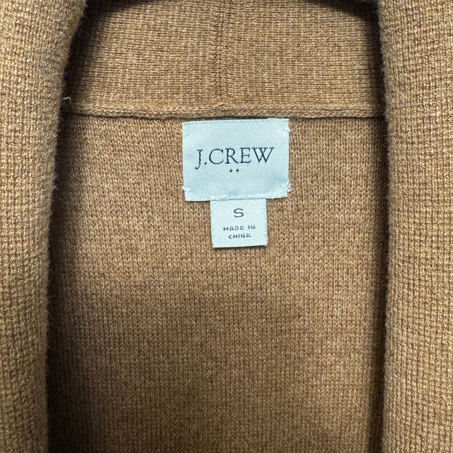 Sweater Cardigan By J. Crew In Tan, Size: S