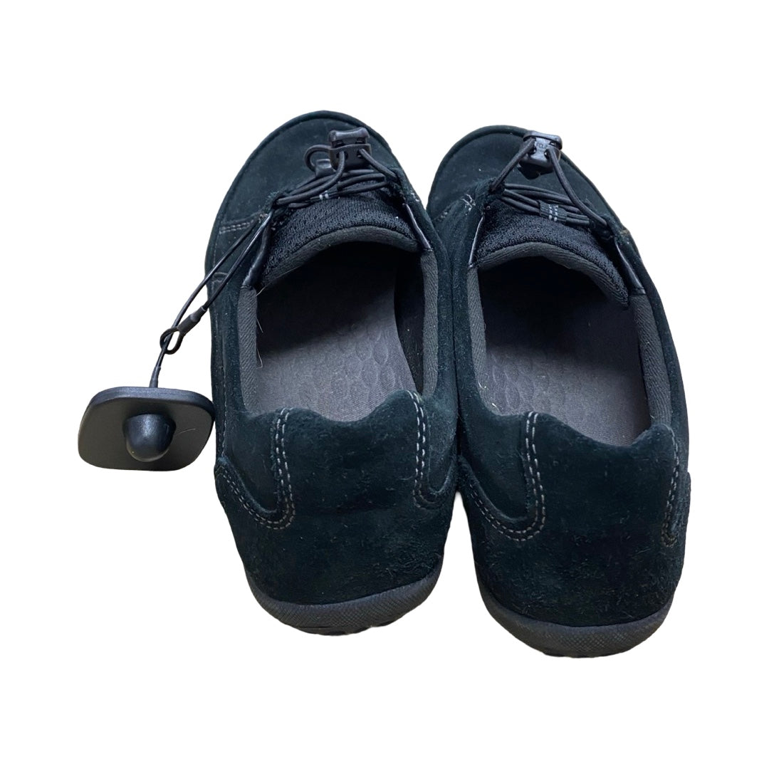Shoes Flats By Clarks In Black, Size:8