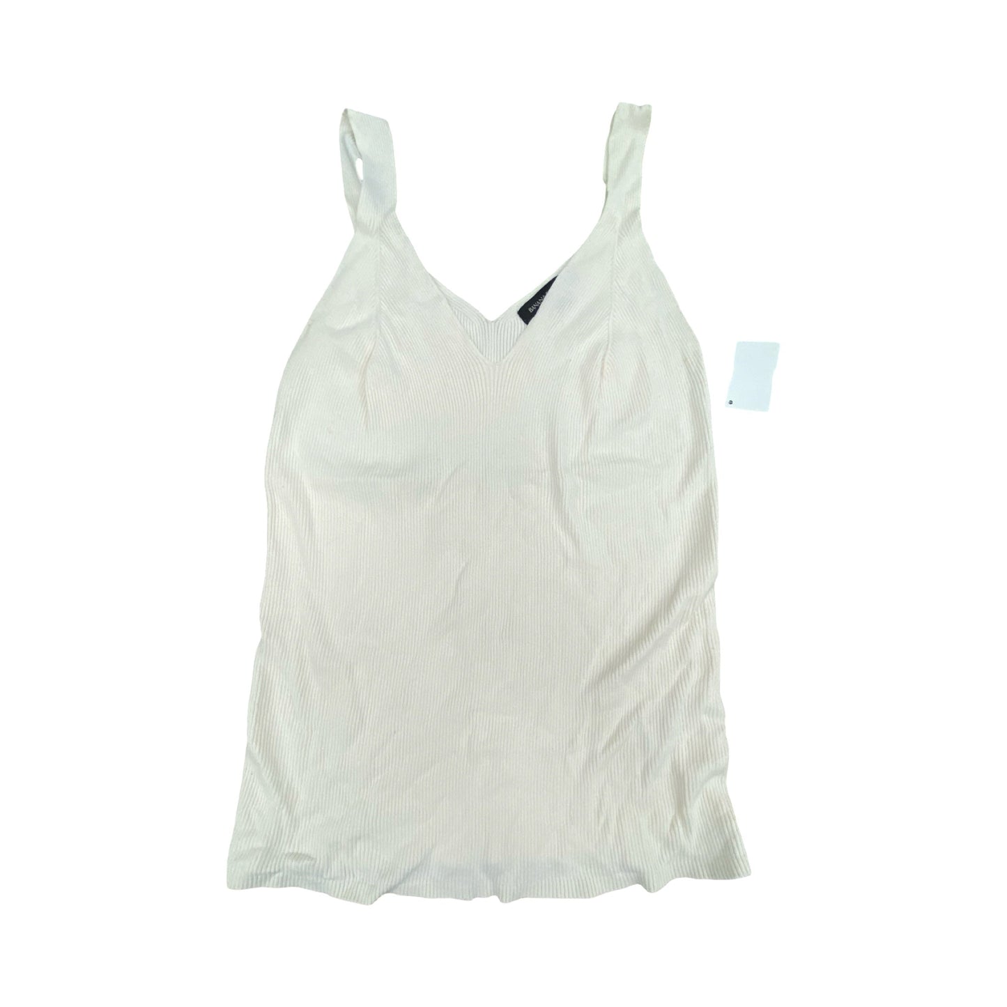 Top Sleeveless By Banana Republic In Cream, Size:L