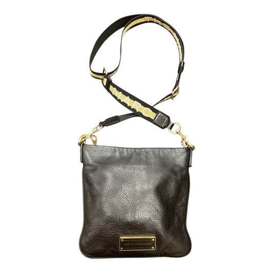 Crossbody Designer By Marc By Marc Jacobs In Black & Gold, Size:Small