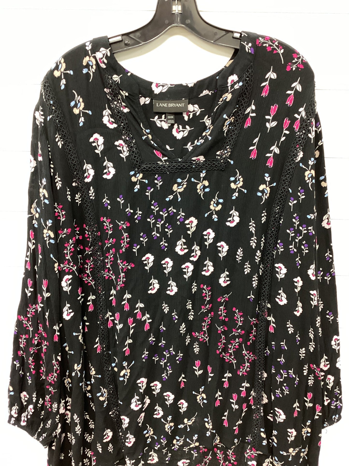 Top Ls By Lane Bryant In Black, Size:2X