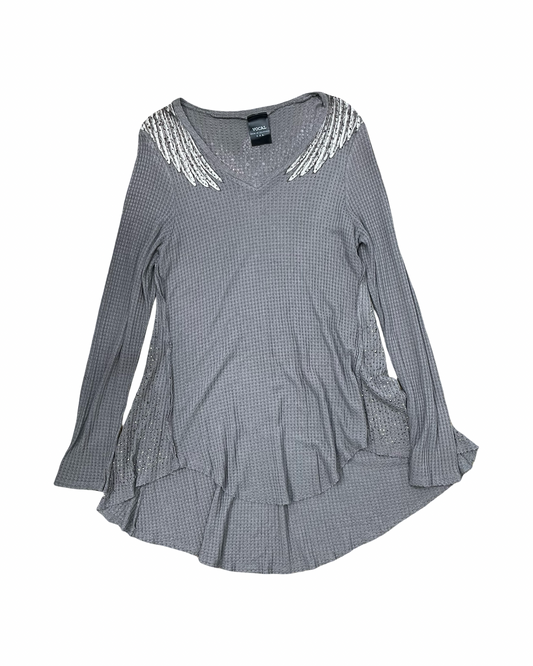 Top Ls By Vocal In Grey, Size:L