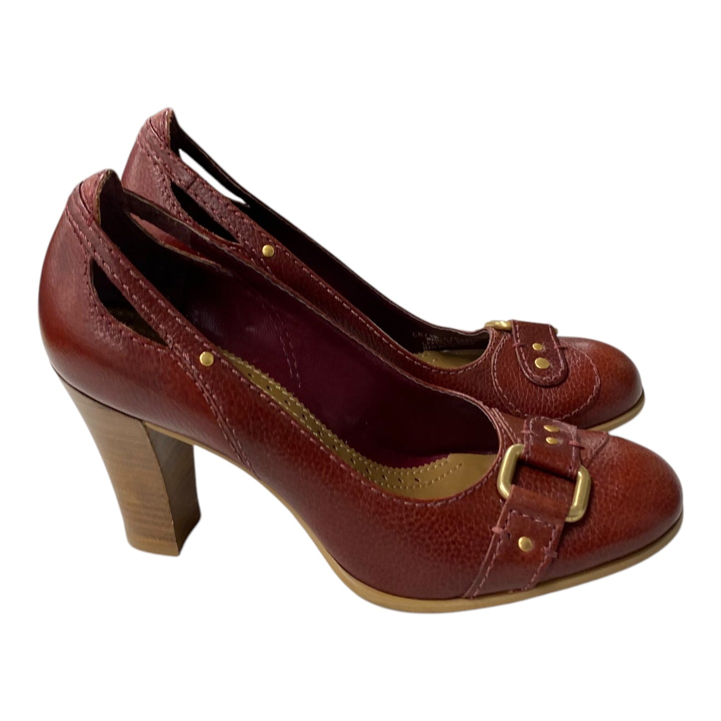 SHOES HEELS BLOCK by FRANCO SARTO In RED, Size: 7