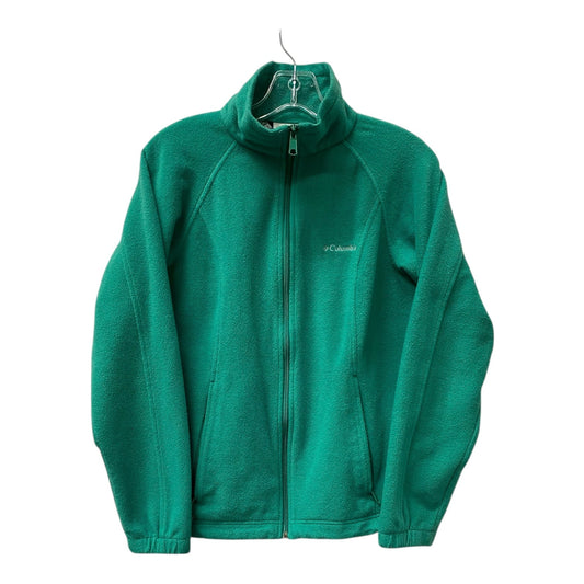 Athletic Jacket By Columbia In Green, Size:S
