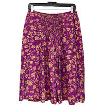 Skirt Designer By Lafayette 148 In Gold & Purple, Size: 8
